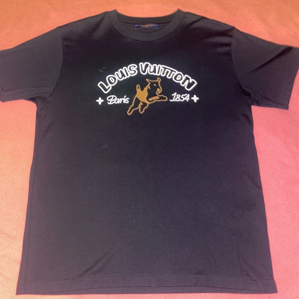 Louis Vuitton Black Short Sleeve Tee